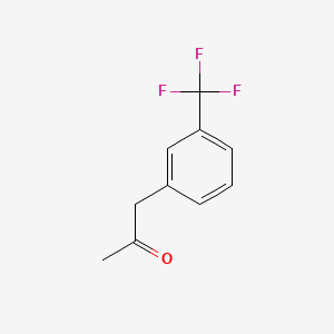 1-[3-(Trifluoromethyl)phenyl]-2-propanone chemical structure (CAS 21906-39-8)