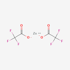 Zinc trifluoroacetate chemical structure (CAS 21907-47-1)