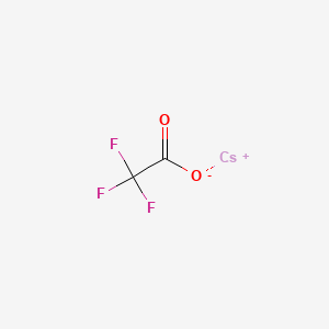 Cesium trifluoroacetate chemical structure (CAS 21907-50-6)