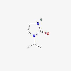 1-Isopropylimidazolidin-2-one chemical structure (CAS 21921-33-5)