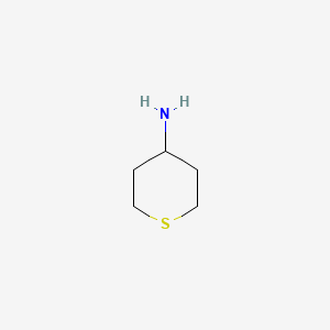 Tetrahydro-2H-thiopyran-4-amine chemical structure (CAS 21926-00-1)