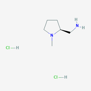 (S)-(1-Methylpyrrolidin-2-yl)methanamine dihydrochloride chemical structure (CAS 219320-28-2)
