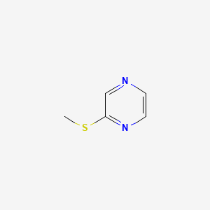 2-Methylthiopyrazine chemical structure (CAS 21948-70-9)
