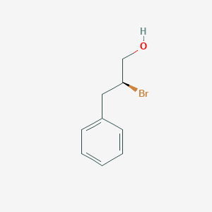 (S)-2-Bromo-3-phenylpropan-1-ol chemical structure (CAS 219500-45-5)