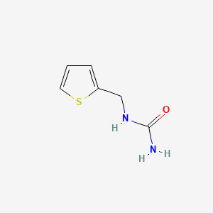 1-(Thiophen-2-ylmethyl)urea chemical structure (CAS 219539-12-5)