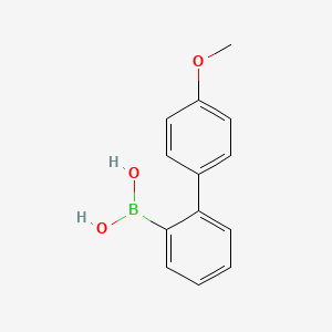 (4'-Methoxy-[1,1'-biphenyl]-2-yl)boronic acid chemical structure (CAS 219540-53-1)