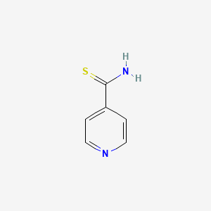 Pyridine-4-carbothioamide chemical structure (CAS 2196-13-6)