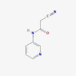 2-Cyano-N-(pyridin-3-yl)acetamide chemical structure (CAS 219618-13-0)