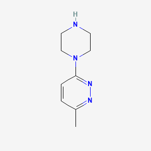 3-Methyl-6-(piperazin-1-yl)pyridazine chemical structure (CAS 219635-87-7)