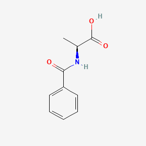 (S)-2-Benzamidopropanoic acid chemical structure (CAS 2198-64-3)