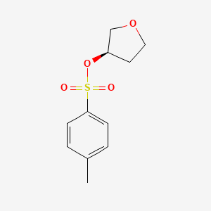 (R)-Tetrahydrofuran-3-yl 4-methylbenzenesulfonate chemical structure (CAS 219823-47-9)