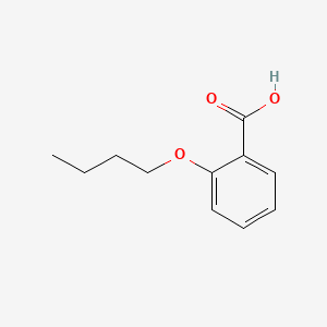 2-Butoxybenzoic acid chemical structure (CAS 2200-81-9)