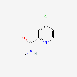 4-Chloro-N-methylpicolinamide chemical structure (CAS 220000-87-3)