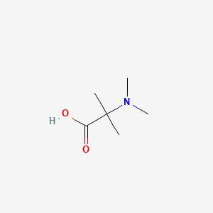 2-(Dimethylamino)-2-methylpropanoic acid chemical structure (CAS 220022-94-6)