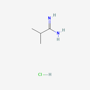 Isobutyrimidamide hydrochloride chemical structure (CAS 22007-68-7)