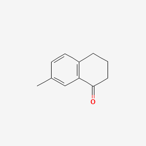 7-Methyl-3,4-dihydronaphthalen-1(2H)-one chemical structure (CAS 22009-37-6)
