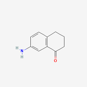 7-Amino-1-tetralone chemical structure (CAS 22009-40-1)