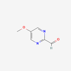 5-Methoxypyrimidine-2-carbaldehyde chemical structure (CAS 220114-83-0)