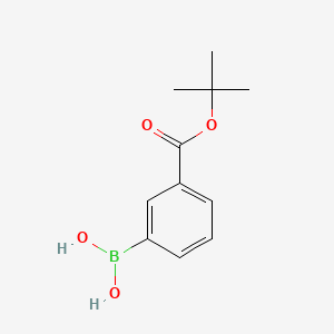 3-tert-Butoxycarbonylphenylboronic acid chemical structure (CAS 220210-56-0)
