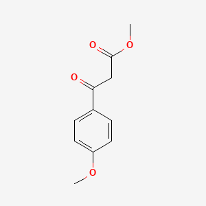 Methyl 3-(4-methoxyphenyl)-3-oxo-propionate chemical structure (CAS 22027-50-5)