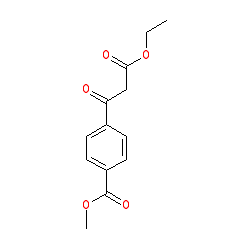 Methyl 4-(3-methoxy-3-oxopropanoyl)benzoate chemical structure (CAS 22027-52-7)