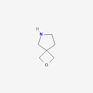 2-Oxa-6-azaspiro[3.4]octane chemical structure (CAS 220290-68-6)