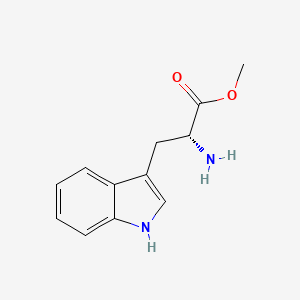(R)-Methyl 2-amino-3-(1H-indol-3-yl)propanoate chemical structure (CAS 22032-65-1)