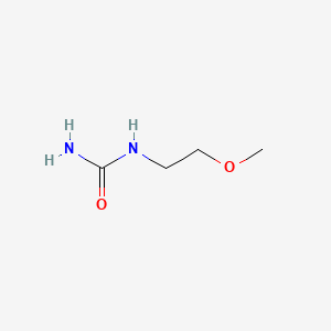 1-(2-Methoxyethyl)urea chemical structure (CAS 22033-10-9)