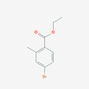 Ethyl 4-bromo-2-methylbenzoate chemical structure (CAS 220389-34-4)