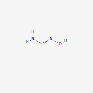 N'-Hydroxyacetimidamide chemical structure (CAS 22059-22-9)