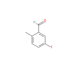 5-Fluoro-2-methylbenzaldehyde chemical structure (CAS 22062-53-9)