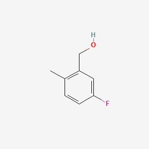 (5-Fluoro-2-methylphenyl)methanol chemical structure (CAS 22062-54-0)