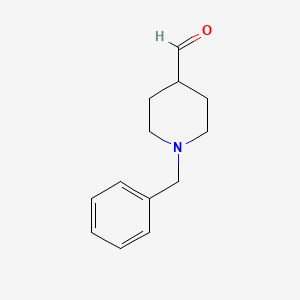 1-Benzylpiperidine-4-carbaldehyde chemical structure (CAS 22065-85-6)