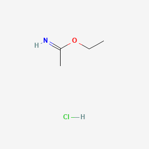 Ethyl acetimidate hydrochloride chemical structure (CAS 2208-07-3)