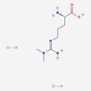 (S)-2-Amino-5-(3,3-dimethylguanidino)pentanoic acid dihydrochloride chemical structure (CAS 220805-22-1)