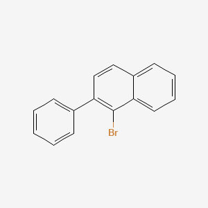 1-Bromo-2-phenylnaphthalene chemical structure (CAS 22082-93-5)