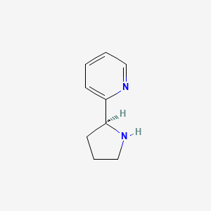 (S)-2-(Pyrrolidin-2-yl)pyridine chemical structure (CAS 22083-78-9)
