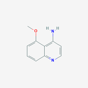 5-Methoxyquinolin-4-amine chemical structure (CAS 220844-59-7)