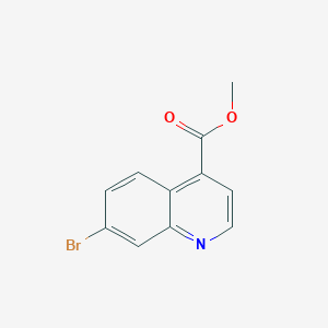 Methyl 7-bromoquinoline-4-carboxylate chemical structure (CAS 220844-76-8)