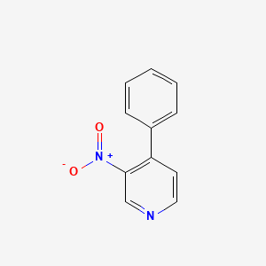 3-Nitro-4-phenylpyridine chemical structure (CAS 220952-00-1)