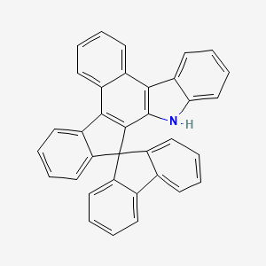 13H-Spiro[benzo[c]indeno[2,1-a]carbazole-14,9'-fluorene] chemical structure (CAS 2209881-38-7)