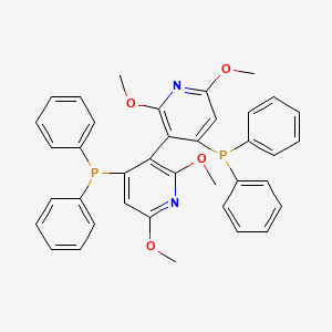 (R)-2,2',6,6'-Tetramethoxy-4,4'-bis(diphenylphosphino)-3,3'-bipyridine chemical structure (CAS 221012-82-4)