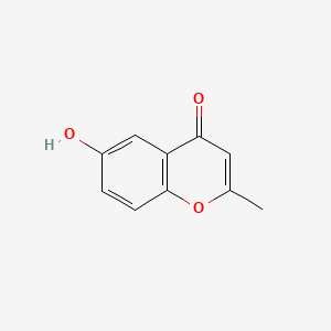 6-Hydroxy-2-methyl-4H-chromen-4-one chemical structure (CAS 22105-12-0)