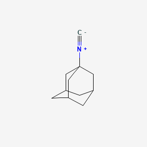 1-Isocyanoadamantane chemical structure (CAS 22110-53-8)