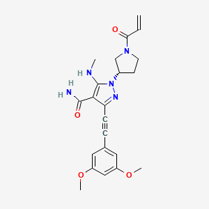 Gunagratinib chemical structure (CAS 2211082-53-8)