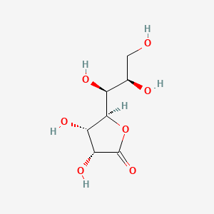 (3R,4S,5R)-3,4-Dihydroxy-5-((1S,2R)-1,2,3-trihydroxypropyl)dihydrofuran-2(3H)-one chemical structure (CAS 221129-03-9)
