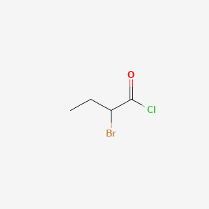2-Bromobutyrylchloride chemical structure (CAS 22118-12-3)