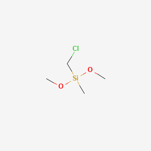(Chloromethyl)dimethoxy(methyl)silane chemical structure (CAS 2212-11-5)