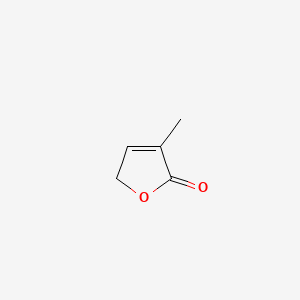 3-Methyl-2(5H)-furanone chemical structure (CAS 22122-36-7)