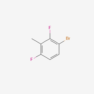 3-Bromo-2,6-difluorotoluene chemical structure (CAS 221220-97-9)